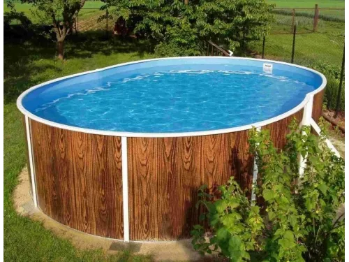 Каркасный бассейн AZURO 407 DL д. 9.1x4.6х1.2 м. (овал), Mountfield (каркас/пленка)