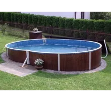 Каркасный бассейн AZURO 404 DL д. 5.5x3.7х1.2 м. (овал), Mountfield (каркас/пленка)