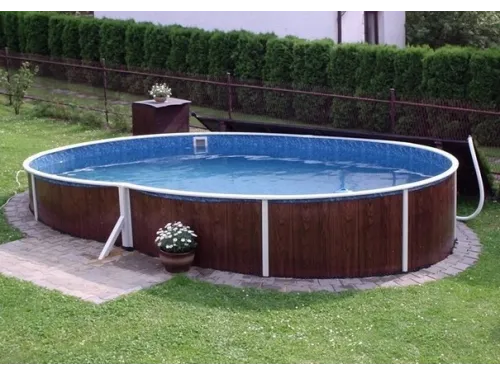 Каркасный бассейн AZURO 407 DL д. 9.1x4.6х1.2 м. (овал), Mountfield (каркас/пленка)