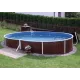 Каркасный бассейн AZURO 404 DL д. 5.5x3.7х1.2 м. (овал), Mountfield (каркас/пленка)