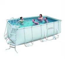 Каркасный бассейн Bestway (4.12х2.01х1.22 м.) 56456/56241 с картриджным фильтром