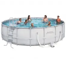 Каркасный бассейн Bestway (д.5,49x1,32 м.) 56427/56232 с картриджным фильтром