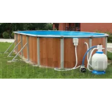 Каркасный бассейн Эсприт - Биг 10 х 5.5 х 1,35 м., Atlantic Pool (каркас/пленка/скиммер-пакет/фильтр/лестница)