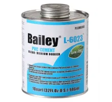 Клей для труб ПВХ Bailey L-6023 237 мл.