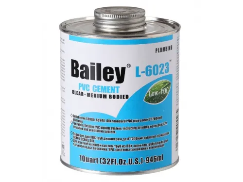 Клей для труб ПВХ Bailey L-6023 946 мл.