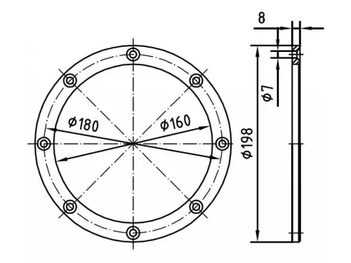 Комплект фланцев Fitstar для Тайфун и Тайфун-Дуо (B7980050)
