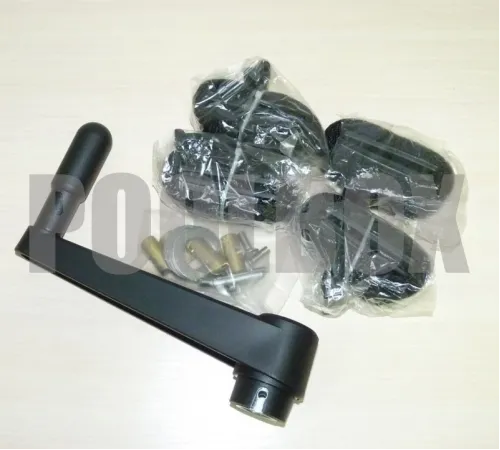 Комплект (ремни, ручка, винты, фиксаторы, шайбы) штанги д/ролика из нерж.ст.5,3-6,9м Flexinox (77157011)