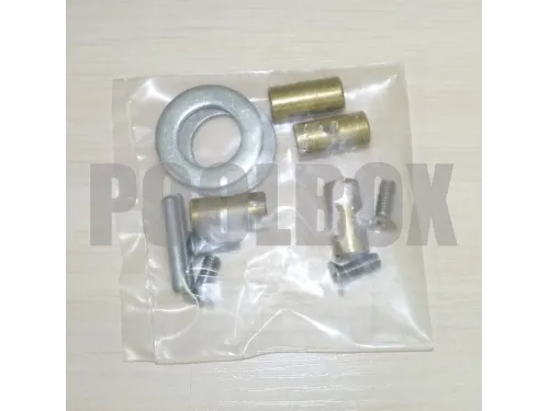 Комплект (ремни, ручка, винты, фиксаторы, шайбы) штанги д/ролика из нерж.ст.2,5-4,5м Flexinox (77157011)