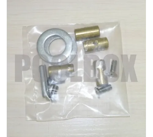 Комплект (ремни, ручка, винты, фиксаторы, шайбы) штанги д/ролика из нерж.ст.5,3-6,9м Flexinox (77157011)