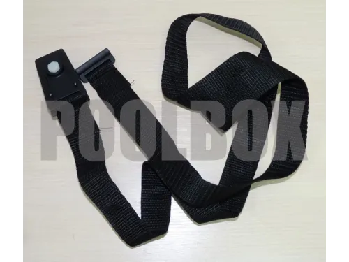 Комплект (ремни, ручка, винты, фиксаторы, шайбы) штанги д/ролика из нерж.ст.2,5-4,5м Flexinox (77157011)