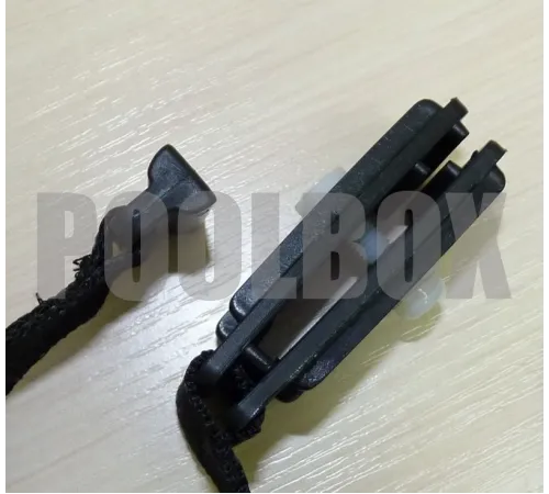 Комплект (ремни, ручка, винты, фиксаторы, шайбы) штанги д/ролика из нерж.ст.5,3-6,9м Flexinox (77157011)