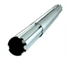 Штанга телескопическая (комплект трехсекционных трубок) Kokido K465BX 80 мм (450-555 см) (без опор)