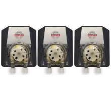 Комплект из 3-х перистальтических насосов PP 60 (12-24V) для станции Asin Aqua PROFI 