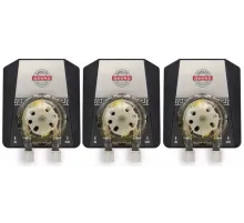 Комплект из 3-х перистальтических насосов PP 60 (12-24V) для станции Asin Aqua PROFI 