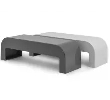 Композитная лавочка (1,5 м.) ТМ Лагуна Пулс (прямая/торцевая)