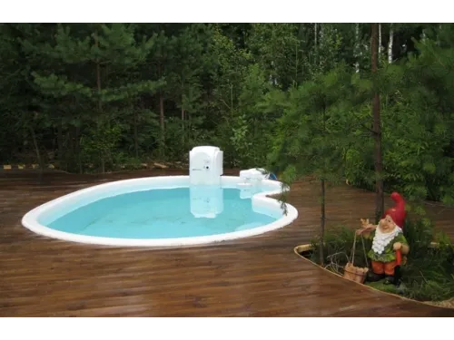 Композитный бассейн Гарда 4,0*2,5*1,5 м. FIBERPOOLS