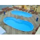 Композитный бассейн Марсель 8,00*3,50*1,00-1,65 м., Голубая Лагуна