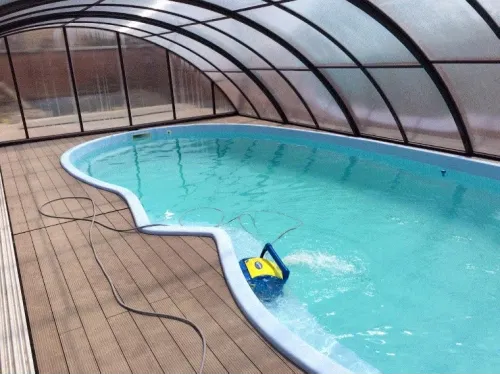 Композитный бассейн Марсель 8,00*3,50*1,00-1,65 м., Голубая Лагуна