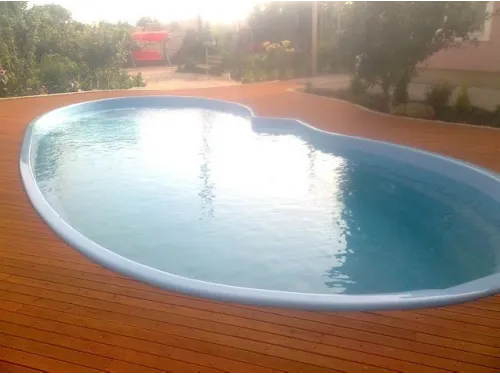 Композитный бассейн Марсель 8,00*3,50*1,00-1,65 м., Голубая Лагуна