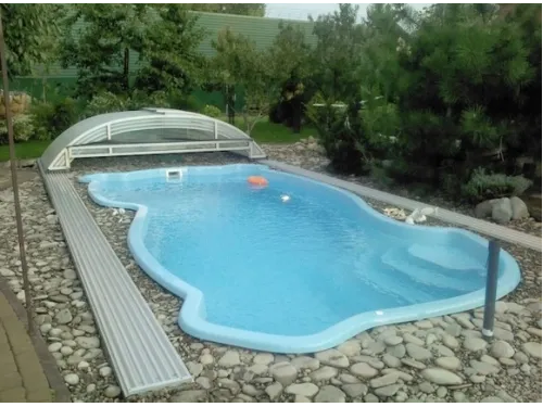 Композитный бассейн Севилья 6,20*3,35*1,20-1,60 м., Голубая Лагуна