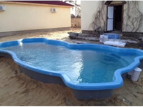 Композитный бассейн Севилья 6,20*3,35*1,20-1,60 м., Голубая Лагуна