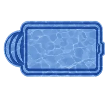 Композитный бассейн София 5,00*3,00*1,63 м., Голубая Лагуна