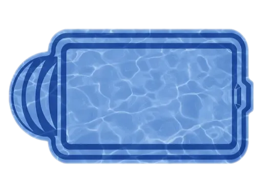 Композитный бассейн София 5,00*3,00*1,63 м., Голубая Лагуна