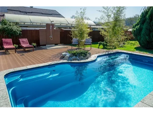 Композитный бассейн Авиньон 7,10*3,60*1,3-1,8 м., Франмер