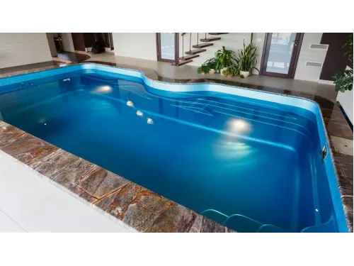 Композитный бассейн Авиньон 7,10*3,60*1,3-1,8 м., Франмер