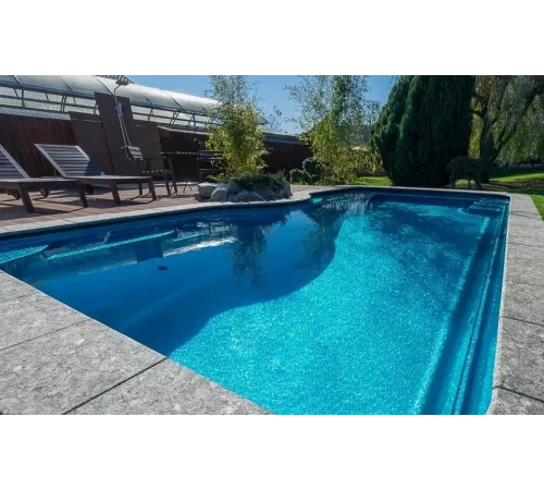 Композитный бассейн Авиньон 7,10*3,60*1,3-1,8 м., Франмер