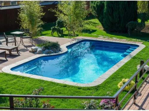 Композитный бассейн Авиньон 7,10*3,60*1,3-1,8 м., Франмер