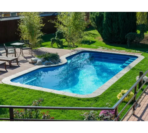 Композитный бассейн Авиньон 7,10*3,60*1,3-1,8 м., Франмер
