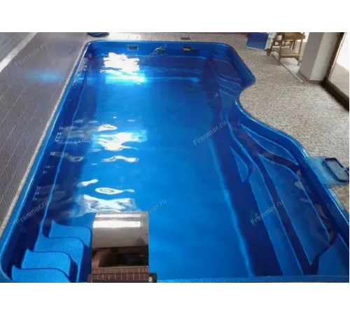 Композитный бассейн Авиньон 7,10*3,60*1,3-1,8 м., Франмер