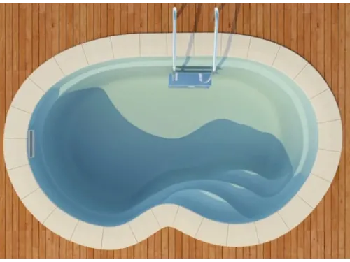 Композитный бассейн Барселона 4,30*2,70*1,55 м., Франмер