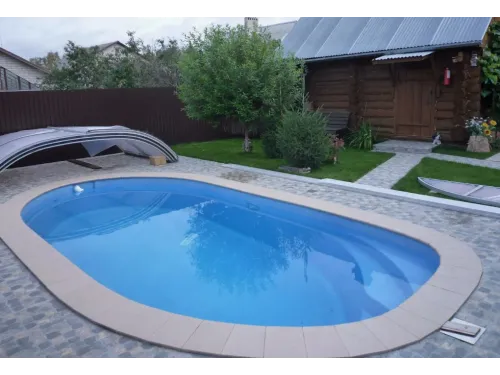 Композитный бассейн Биориц 6,20*3,00*1,48 м., Франмер