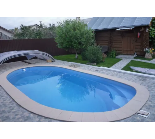 Композитный бассейн Биориц 6,20*3,00*1,48 м., Франмер