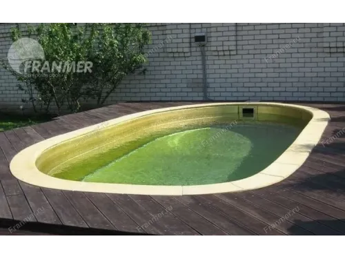 Композитный бассейн Биориц 6,20*3,00*1,48 м., Франмер