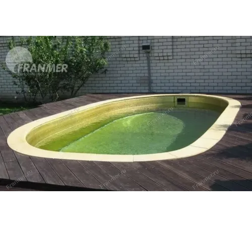 Композитный бассейн Биориц 6,20*3,00*1,48 м., Франмер