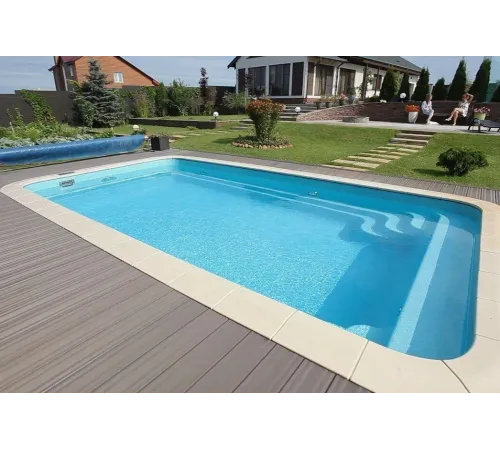 Композитный бассейн Бордо 6,50*3,67*1,4-1,65 м., Франмер