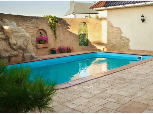 Композитный бассейн Бордо 6,50*3,67*1,4-1,65 м., Франмер