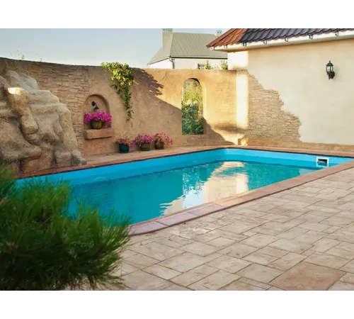 Композитный бассейн Бордо 6,50*3,67*1,4-1,65 м., Франмер