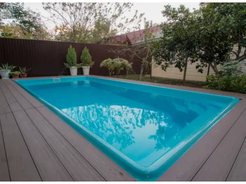 Композитный бассейн Бордо 6,50*3,67*1,4-1,65 м., Франмер