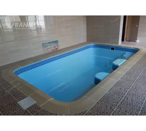 Композитный бассейн Де Пальмьер 5,30*3,00*1,50 м., Франмер