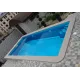 Композитный бассейн Драммен  7,5*3,5*1,32-1,85 м., Франмер