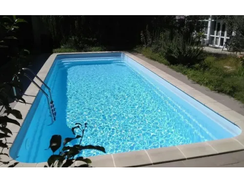 Композитный бассейн Драммен  7,5*3,5*1,32-1,85 м., Франмер