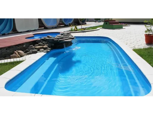 Композитный бассейн Флери 7,50*3,00*1,20-1,81 м., Франмер