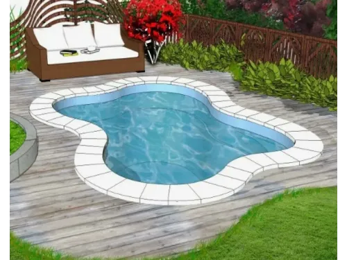 Композитный бассейн Флоран 4,08*2,70*1,55 м., Франмер