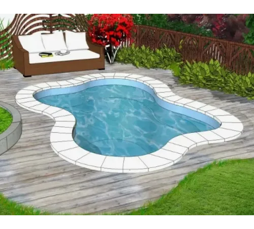 Композитный бассейн Флоран 4,08*2,70*1,55 м., Франмер