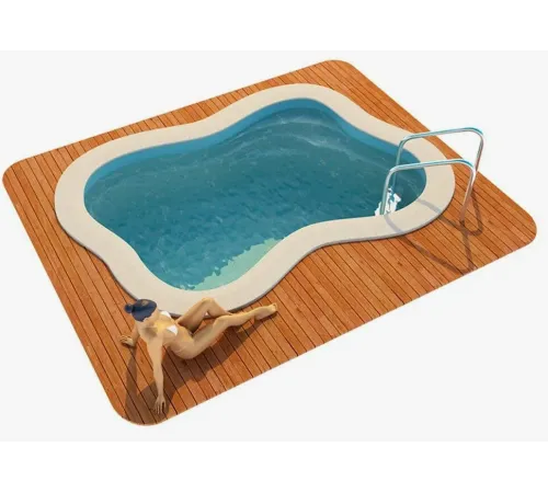 Композитный бассейн Флоран 4,08*2,70*1,55 м., Франмер