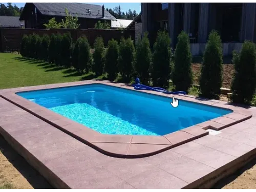 Композитный бассейн Хортен 5,2*2,9*1,55 м., Франмер